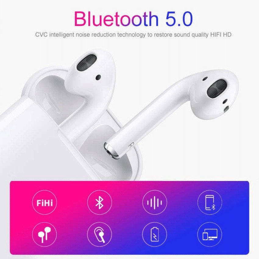 Tai Nghe Bluetooth i12 TWS Kết Nối Không Dây - Âm thanh sống động, cảm ứng cực nhạy - I12