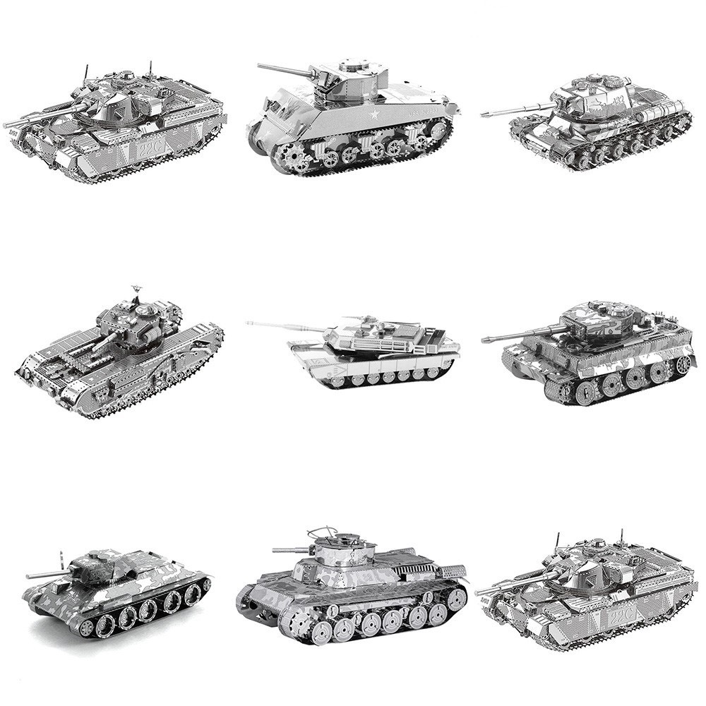 Mô Hình Kim Loại 3D Tự Ráp Xe Tăng Chiến Đấu World War II