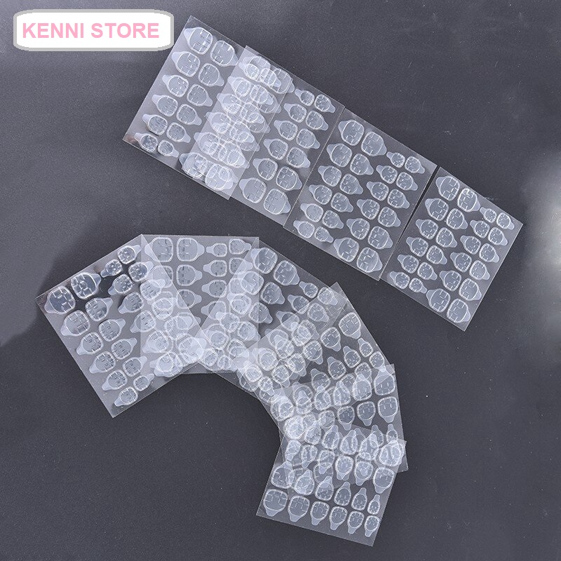 Combo 3 tấm 24 miếng keo dán móng bằng silicone 💖💖💖
