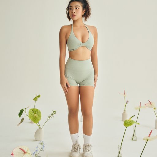 Daphale - áo lót hai dây xoắn chéo twist tie bra top