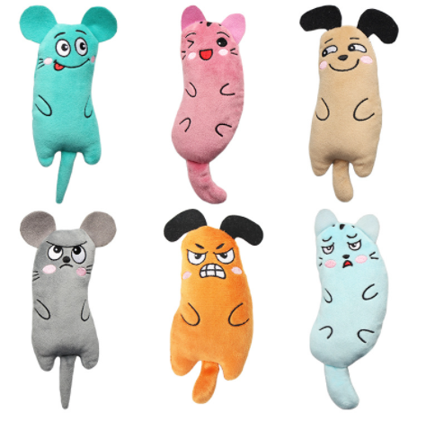 Đồ Chơi - Thú nhồi bông Cute dễ thương cho Chó Mèo Có catnip cỏ bạc hà bên trong