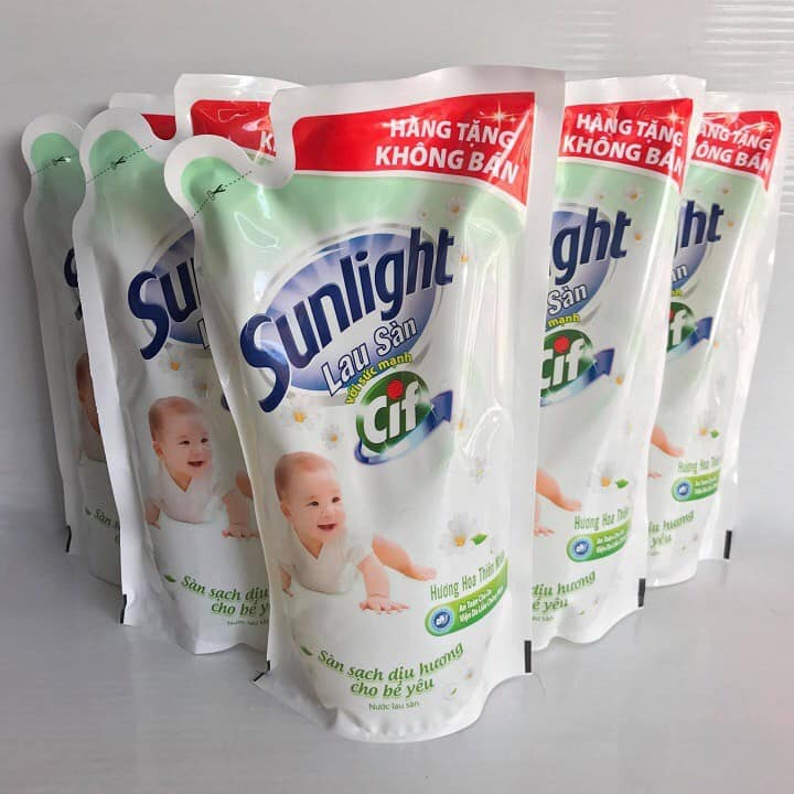 2 bịch nước lau sàn Sunlight 700g/bịch