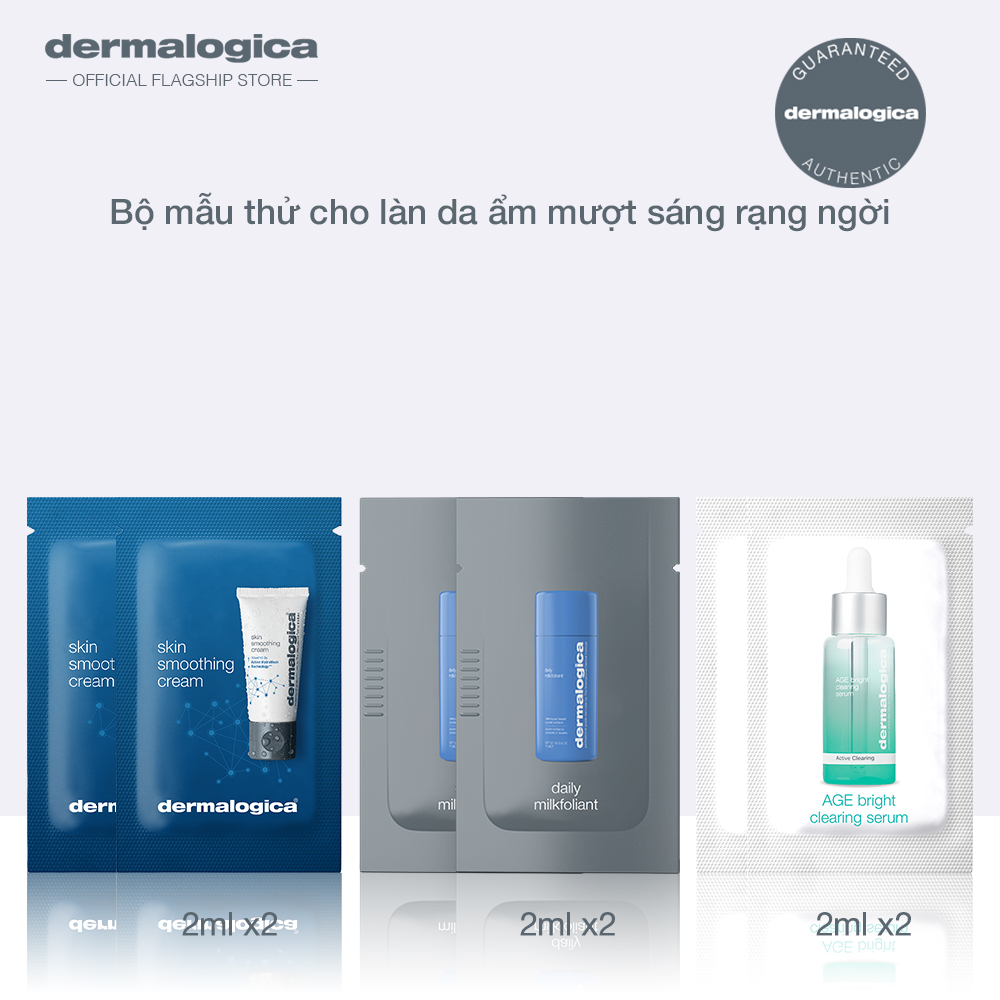 Bộ mẫu thử cho làn da ẩm mượt sáng rạng ngời