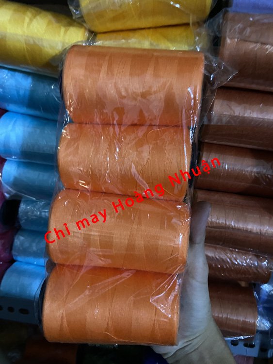 Chỉ may công nghiệp màu cam mã số e7175 - combo 6 cuộn