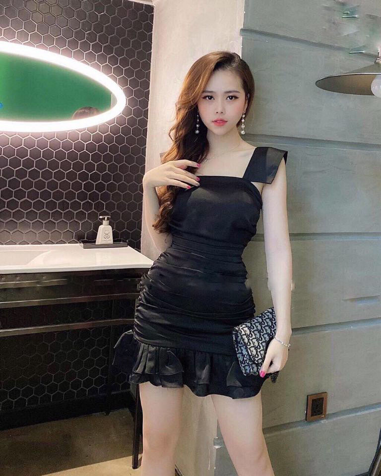 Đầm bèo lai 2 dây bản lớn l-t fashion freesize 40-55kg phù hợp với mọi phong cách.