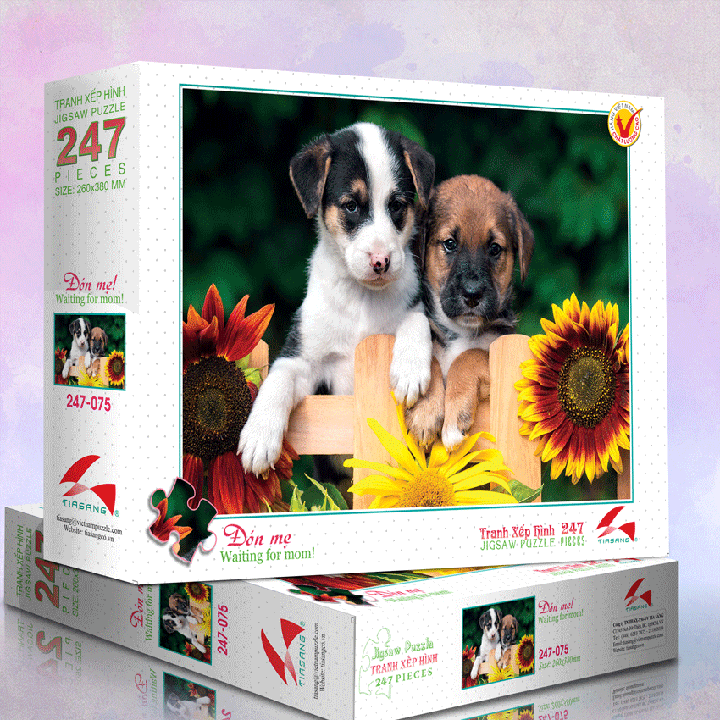 Tranh xếp hình 247 mảnh Tia Sáng -Đón mẹ