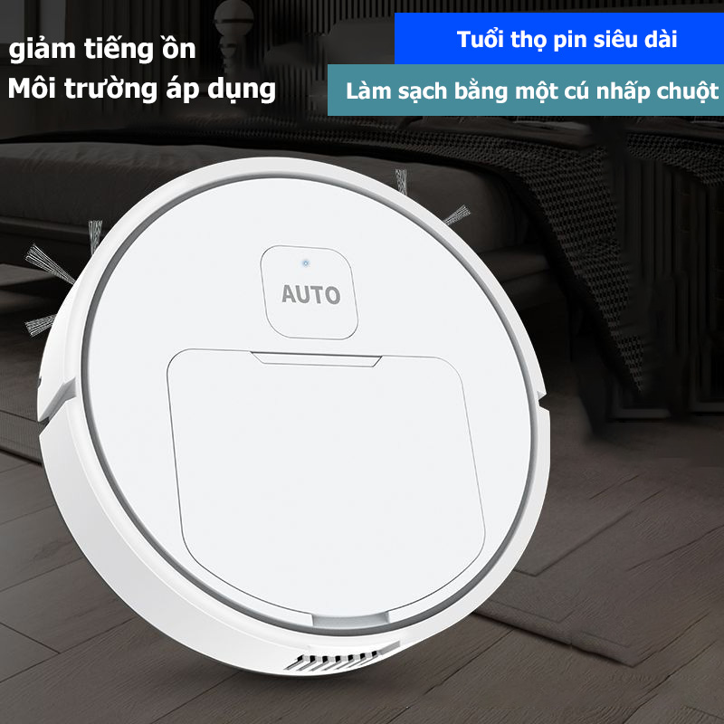 KUDIXIONG Robot quét thông minh Máy lau điện Làm sạch tự động Máy hút bụi Dọn dẹp toàn bộ ngôi nhà Khởi động bằng một phím