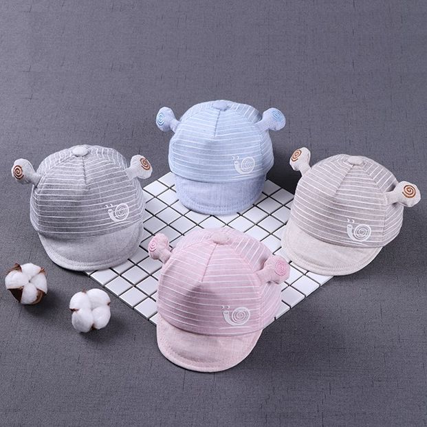 NÓN MŨ CHO EM BÉ, TRẺ SƠ SINH 1_6 TUỔI HÌNH ỐC SÊN_NGƯỜI NHỆN NHIỀU MÀU_Mũ lưỡi chai cho bé, mủ hoạt hình, mũ thể thao cho bé, mũ cho bé