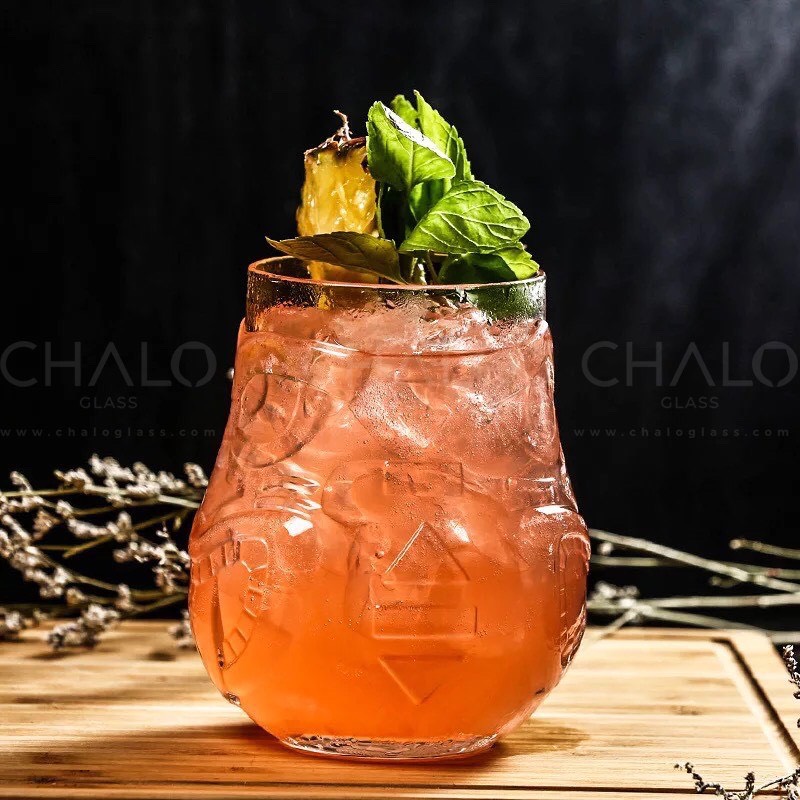 Chính hãng -combo 2 ly thuỷ tinh thổ dân libbey tiki 470ml, ly cốc thuỷ tinh sang chảnh, ly cốc thuỷ tinh đựng đồ uống