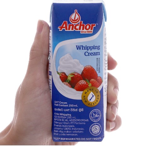 Kem Anchor 250ml (Whipping cream Anchor)
