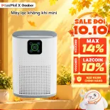 Máy lọc không khí để bàn mini Gaabor AP-T01A lọc bụi mịn PM2.5 hẹn giờ đến 9H diện tích dưới 20m2 - Bảo hành 12 tháng 1 đổi 1