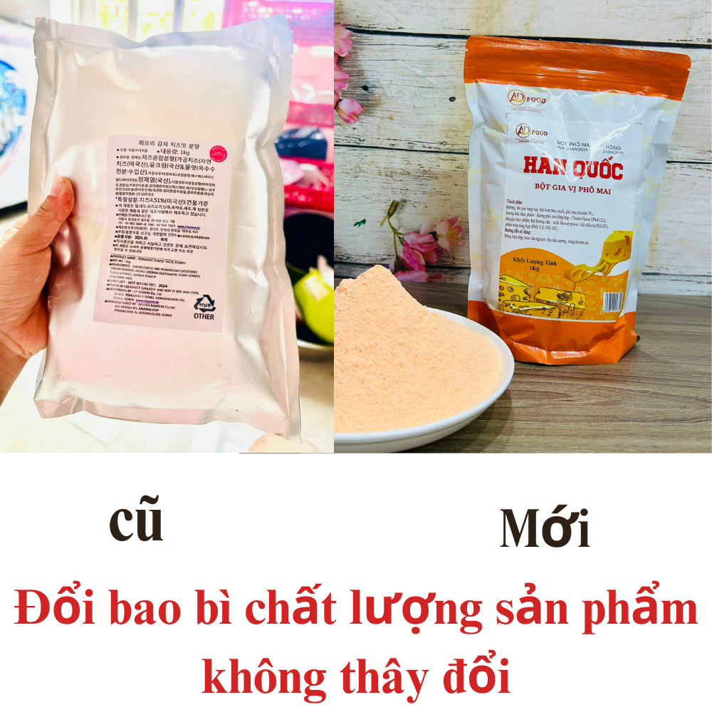 100g bột phô mai thơm ngon, chuyên dùng cho các món lắc trộn, sốt phô mai