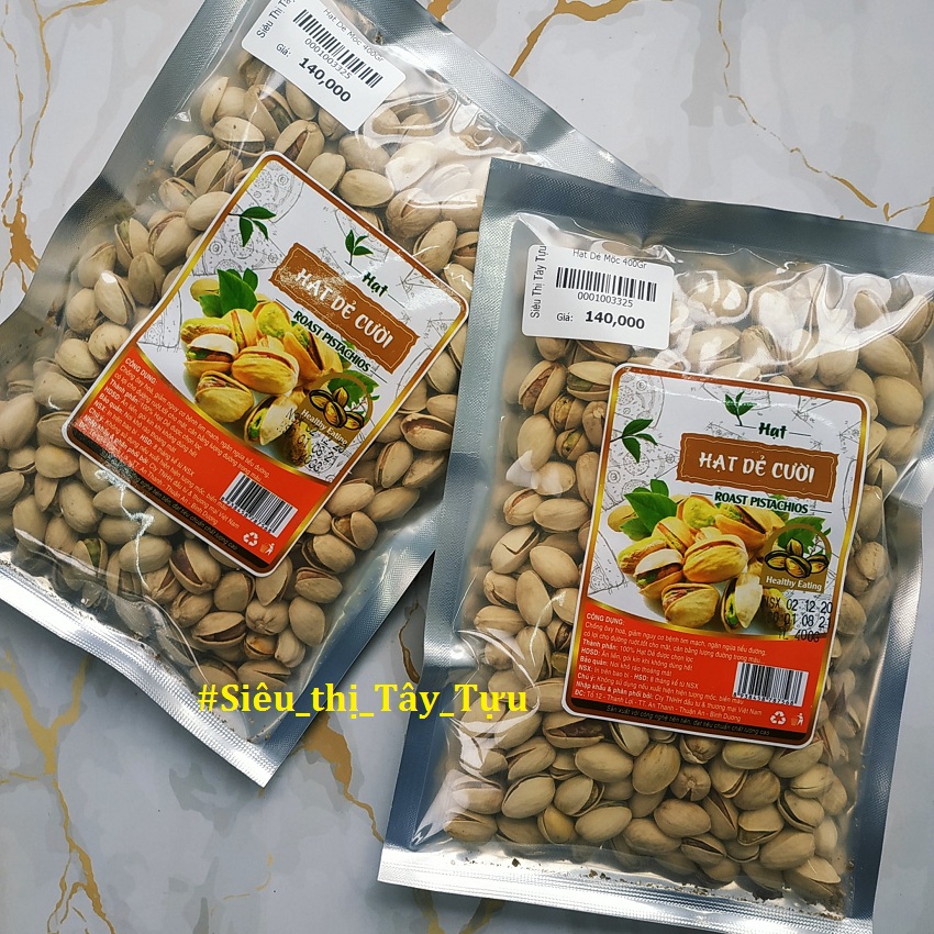 Hạt dẻ cười mộc, nguyên chất - không tẩy trắng