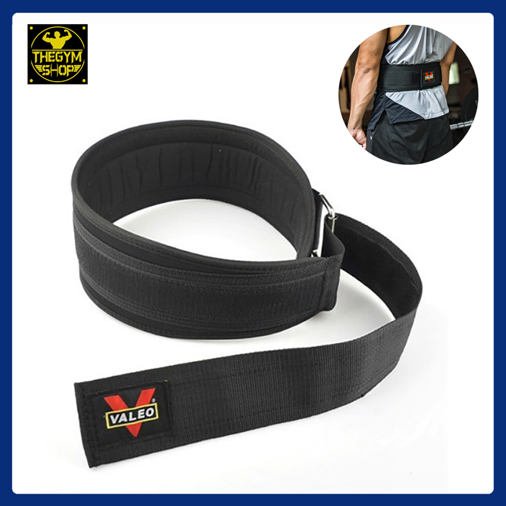 Đai lưng mềm tập gym Valeo Fitness, đai lưng tập gánh tạ, deadlift  chuyên nghiệp