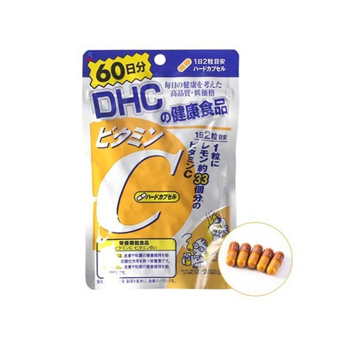 Viên uống DHC Vitamin C Nhật Bản gói 120 viên