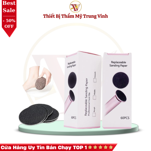 Hộp miếng chà gót hộp 60 miếng