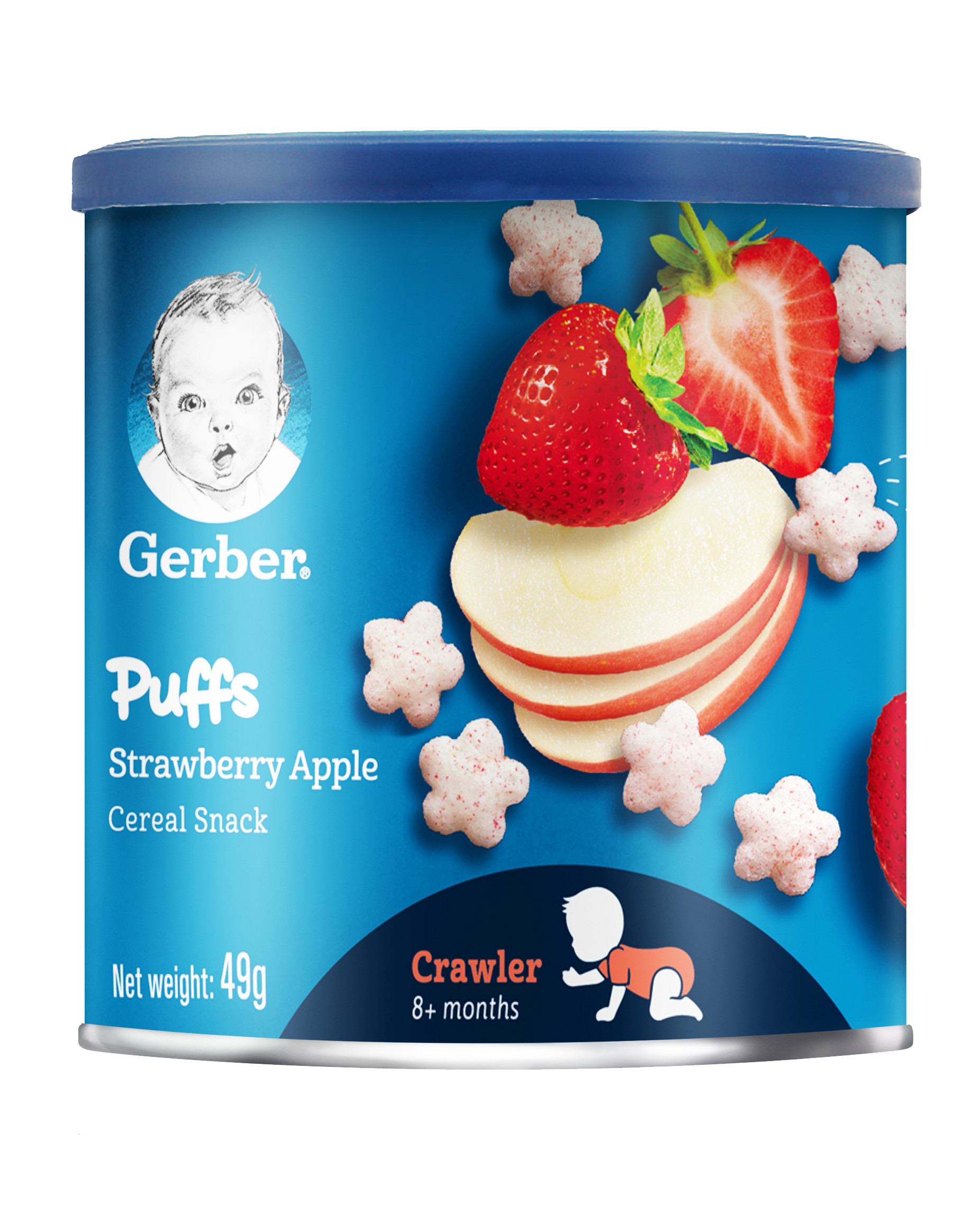 [QT Không bán] Bánh ăn dặm Gerber Puffs vị ngẫu nhiên -Hộp 49g