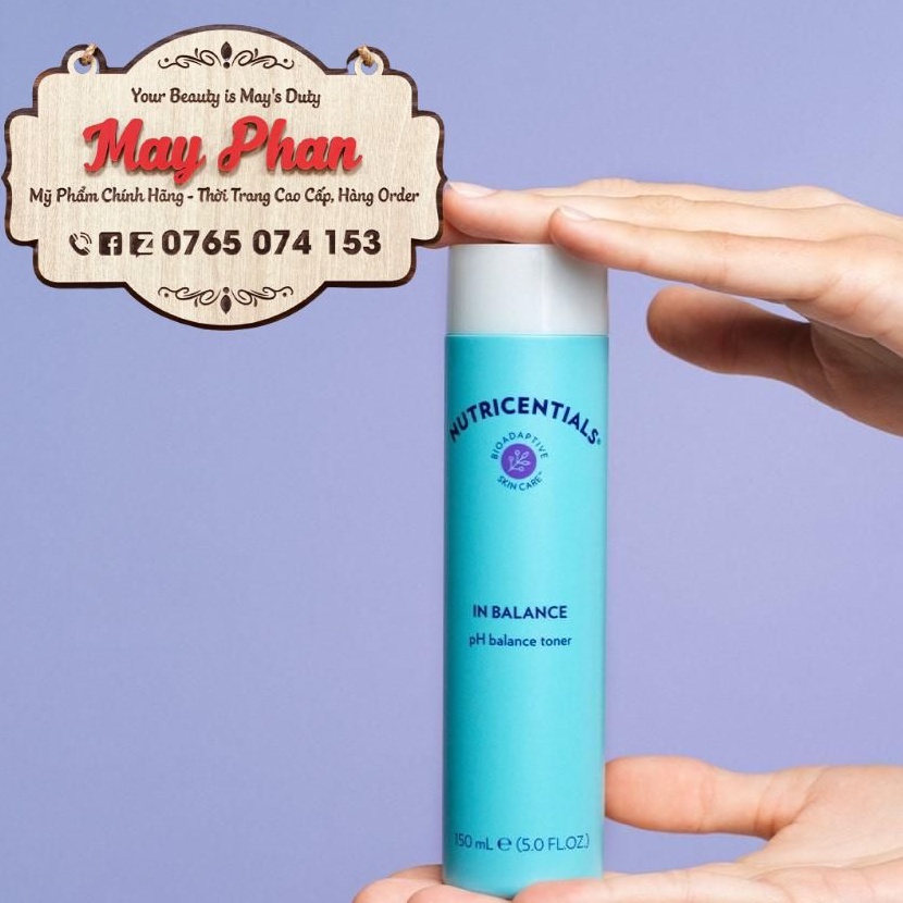 Tẩy Trang Toner Nutricentials Nước Hoa Hồng Nuskin pH Balance