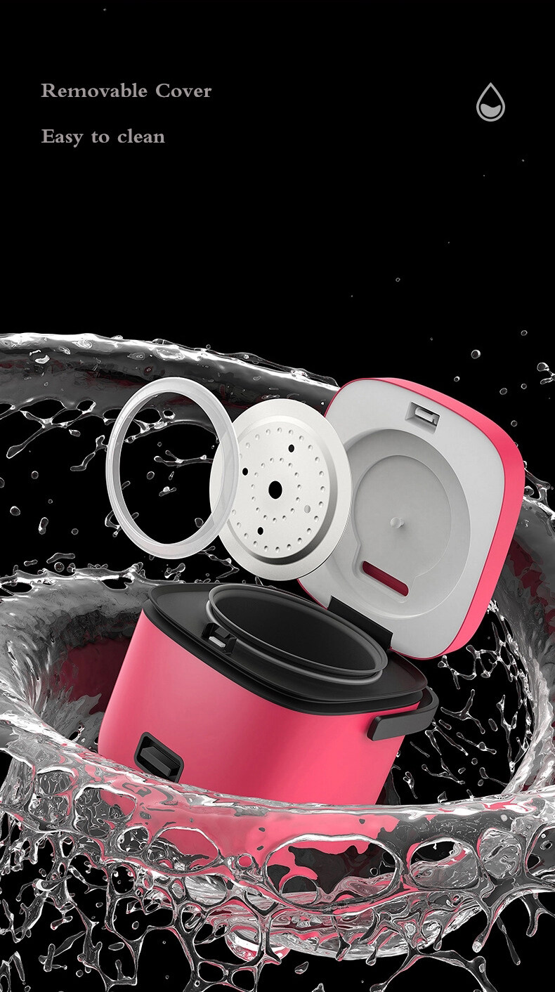 Nồi cơm điện mini lòng chảo chống dính Rice Cooker thích hợp cho 1-2 người Nồi cơm điện mini lòng chảo chống dính Rice Cooker thích hợp cho 1-2 người