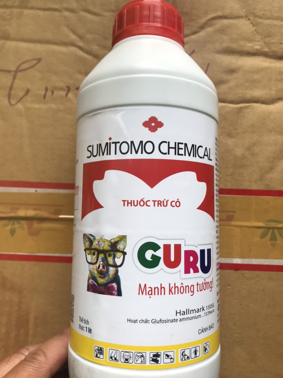 THUỐC TRỪ CỎ THẾ HỆ MỚI GURU- PHUN 10 BÌNH 18 LÍT- CỎ CHẾT SAU 3 NGÀY