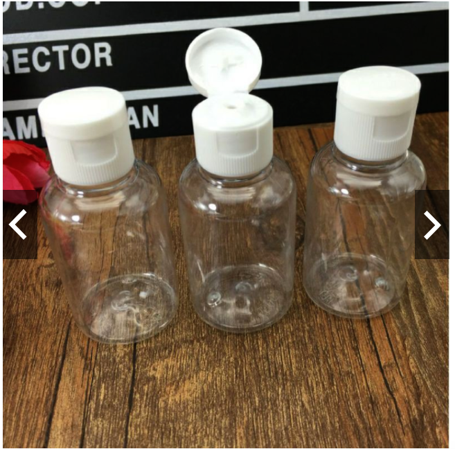 Lọ nhựa nấp bật đựng dung dịch tiện lợi 50ml