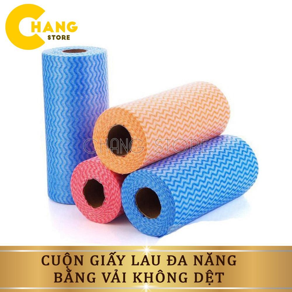 Cuộn giấy lau đa năng bằng khăn lau bếp vải không dệt, cuộn giấy vải lau đa năng tiện