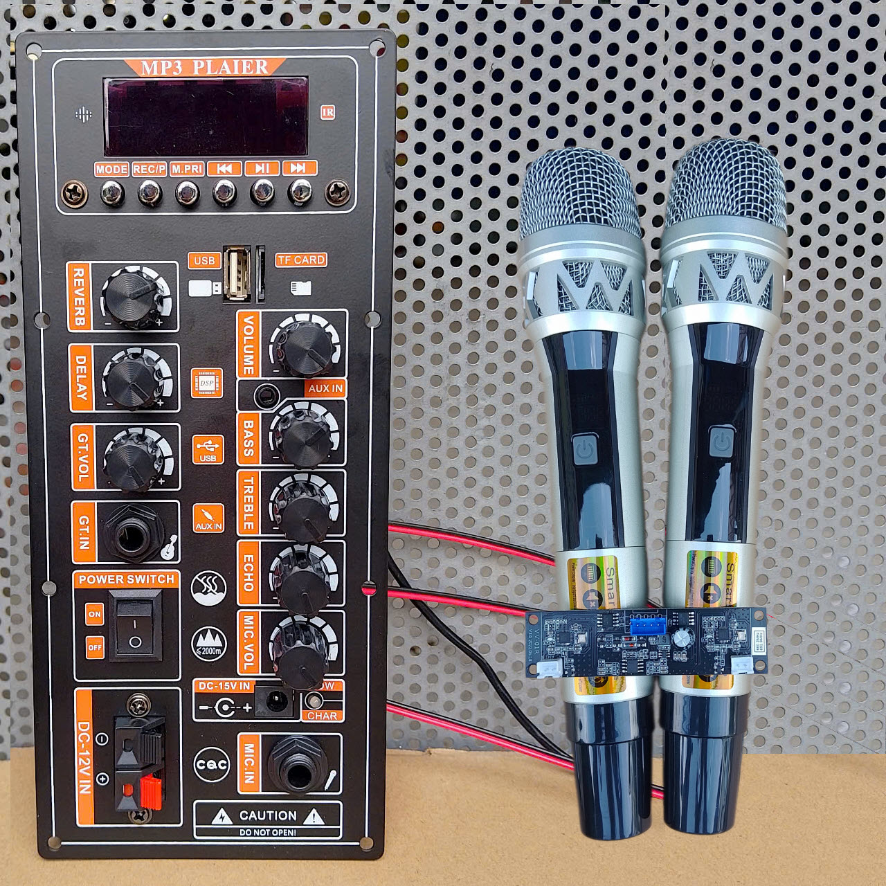  Mạch loa kéo REVERB 2 kênh riêng biệt LTK52203 phiên bản 2025 Kèm Micro 