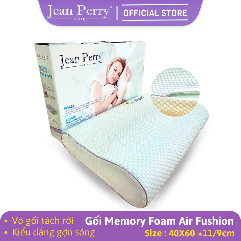 Fushion air Perry Jean memory foam pillow 40x60x11 9cm cushion style