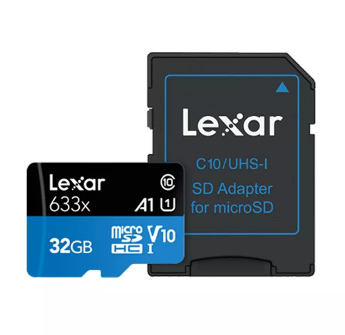 Thẻ nhớ 32gb microsdhc lexar 633x a1 v10 95/25 mbs