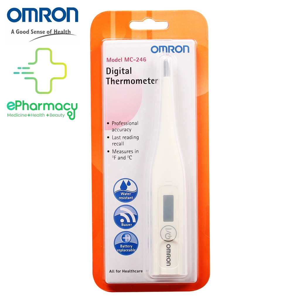 Nhiệt Kế Điện Tử Omron MC-246 Digital Thermometer đo nhiệt độ nhanh chính hãng