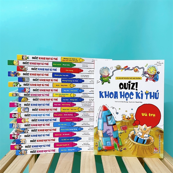 nguyetlinhbook - Bộ 10 cuốn bất kỳ  Quiz Khoa Học Kì Thú