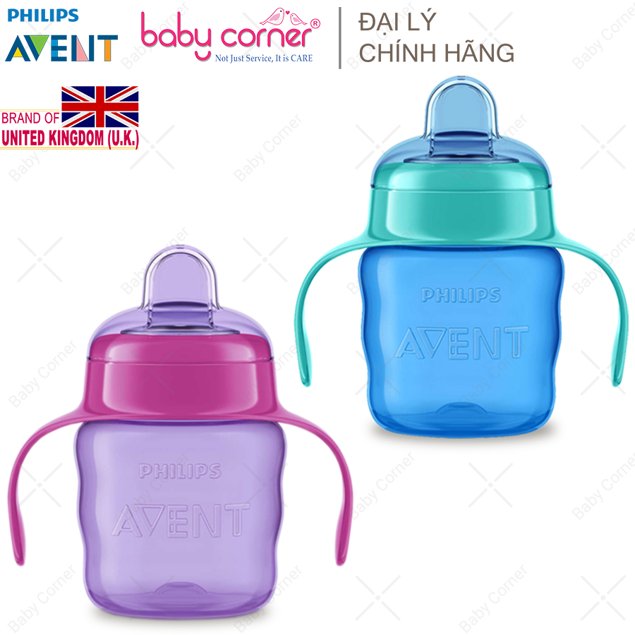 Bình uống nước có vòi philips avent 200ml cho bé 6m+