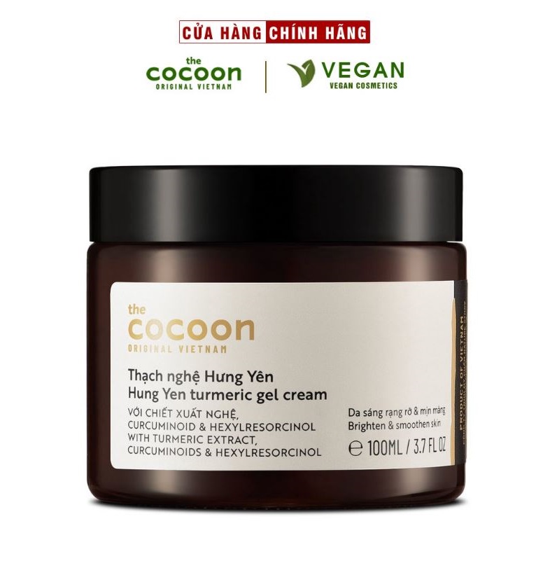 Thạch nghệ hưng yên cocoon 100ml giúp làm sáng da và mờ thâm - 100% vegan - mỹ phẩm thuần chay