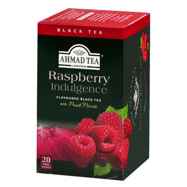 Trà "mâm xôi/ phúc bồn tử " 40g/20 túi - ahmad raspberry indulgence tea 40g/20bags