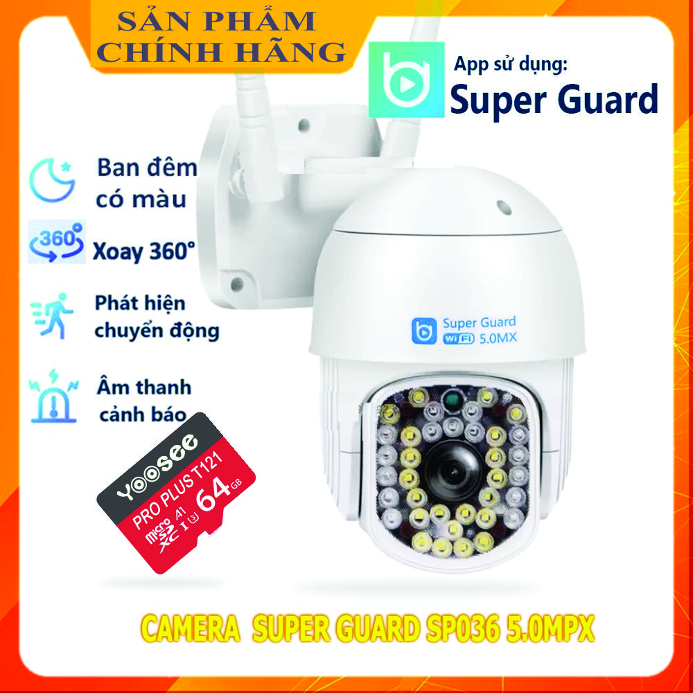 Camera Wifi thông minh Super Guard PTZ - siêu nét góc rộng