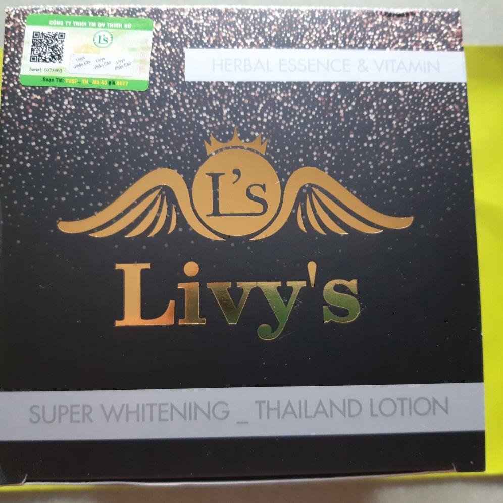 Livy's kem dưỡng trắng da toàn thân 250g