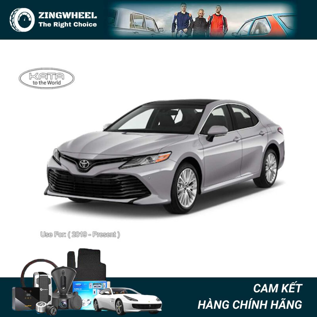 Thảm lót sàn ô tô KATA cao cấp cho xe Toyota Camry (2019-nay) - Không mùi, an toàn, dễ vệ sinh