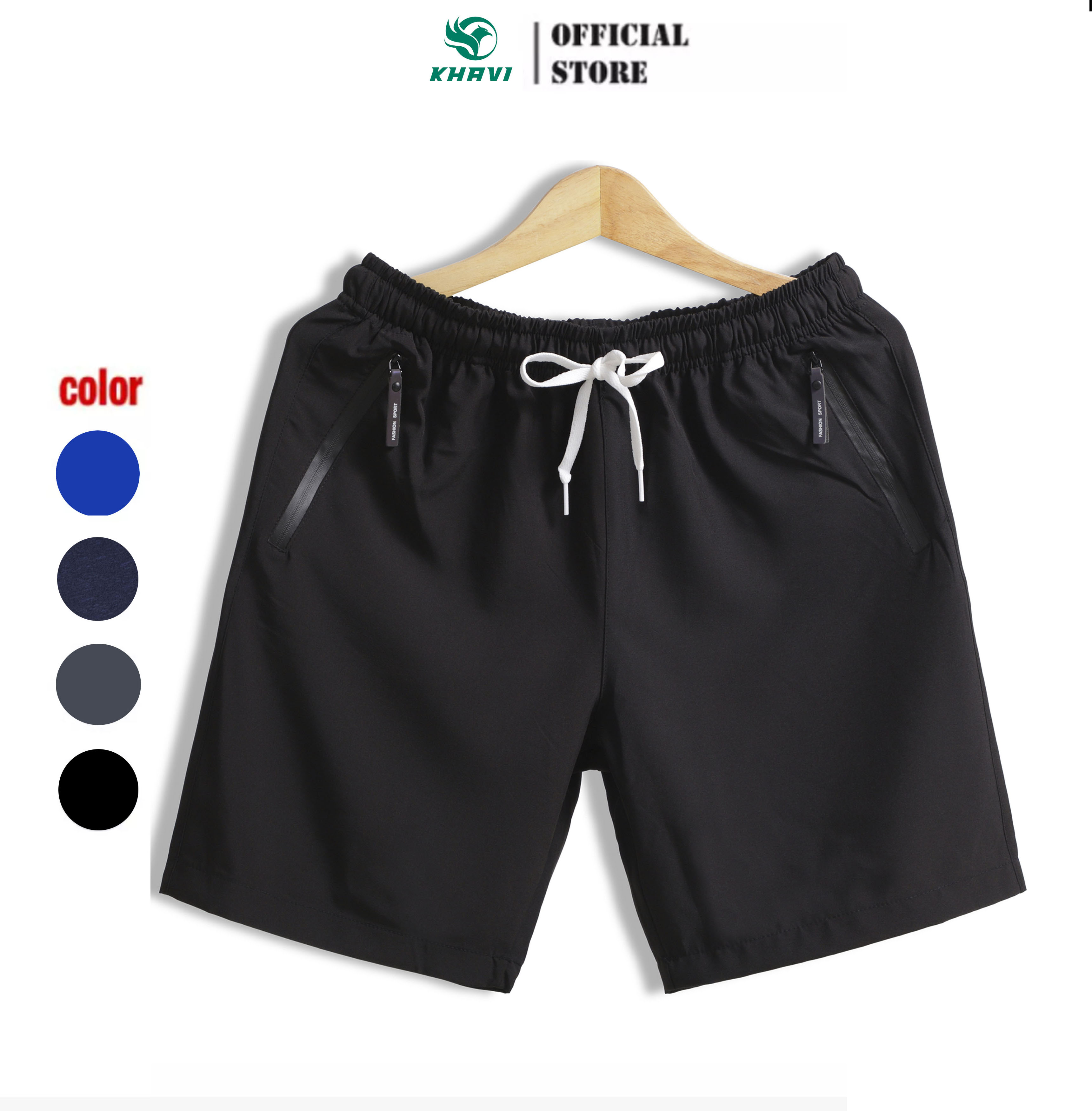 Combo 2 quần short thể thao nam mát lạnh cao cấp Khavi BN2774