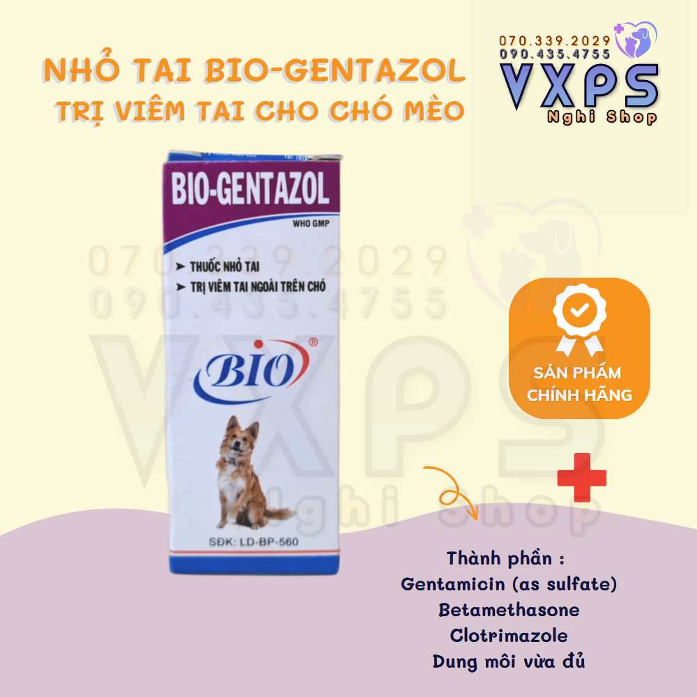 Bio nhỏ viêm tai - Bio Gentazol 10ml