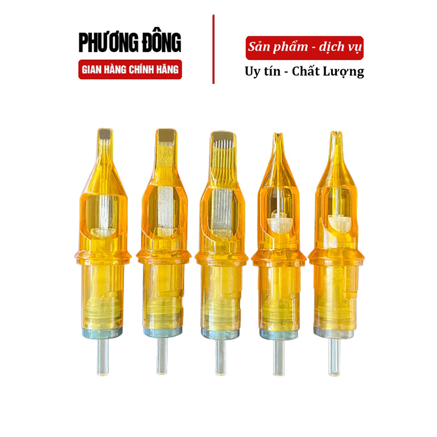Kim pen vàng thế hệ 1, kim xăm máy pen dùng đi nét