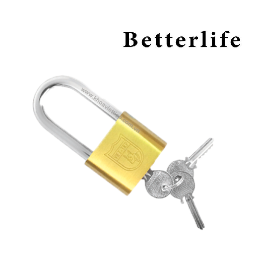 Ổ khoá việt tiệp cầu dài Việt Tiệp 101 x 48 ống phi 8mm - BetterLife