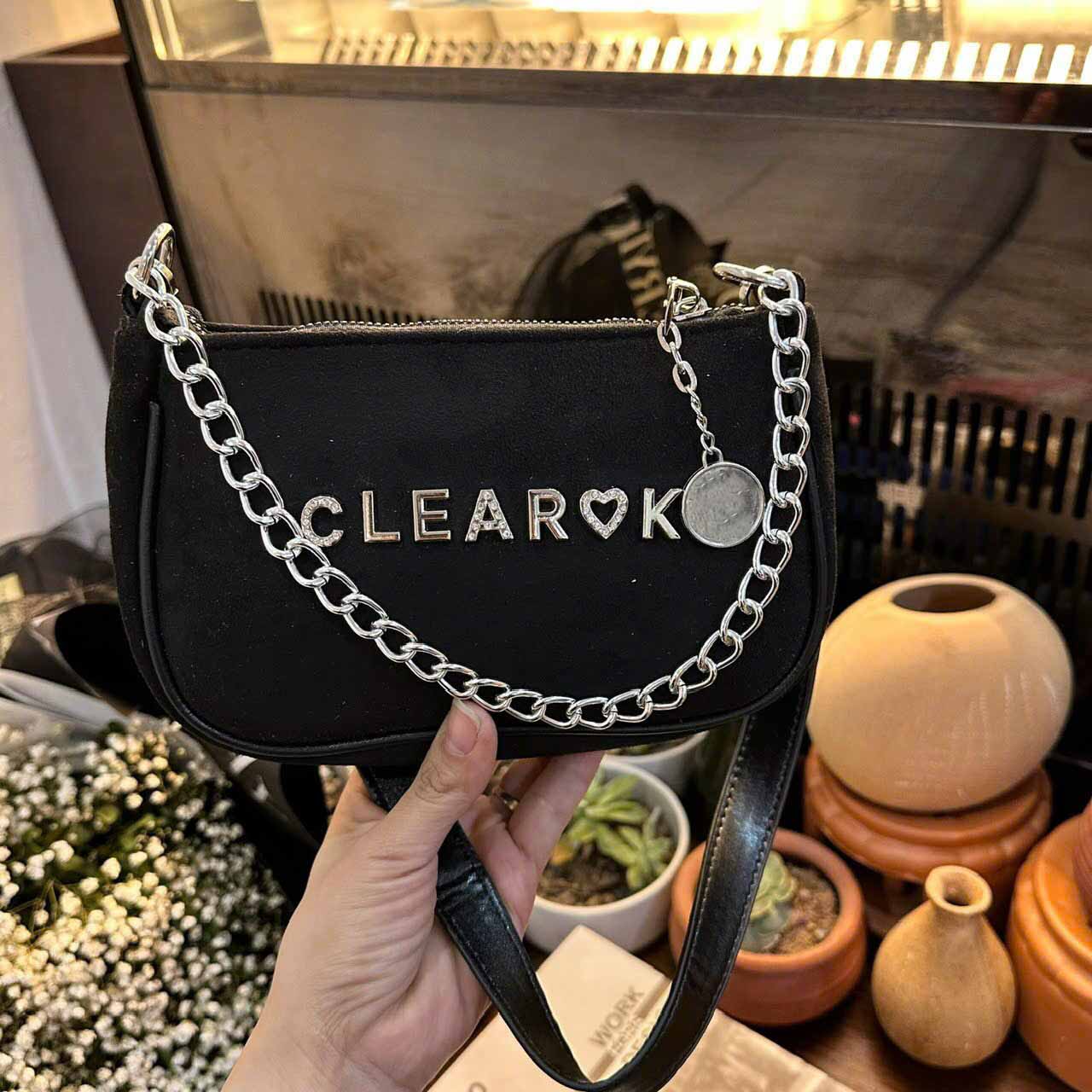 Túi ví nữ Túi xách nữ kiêm ví Clearok màu sắc xinh xắn, da mềm nhỏ gọn - DC45