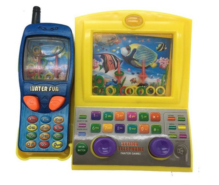 Bộ đồ chơi bấm nước đôi máy tính & điện thoại- Game bấm nước