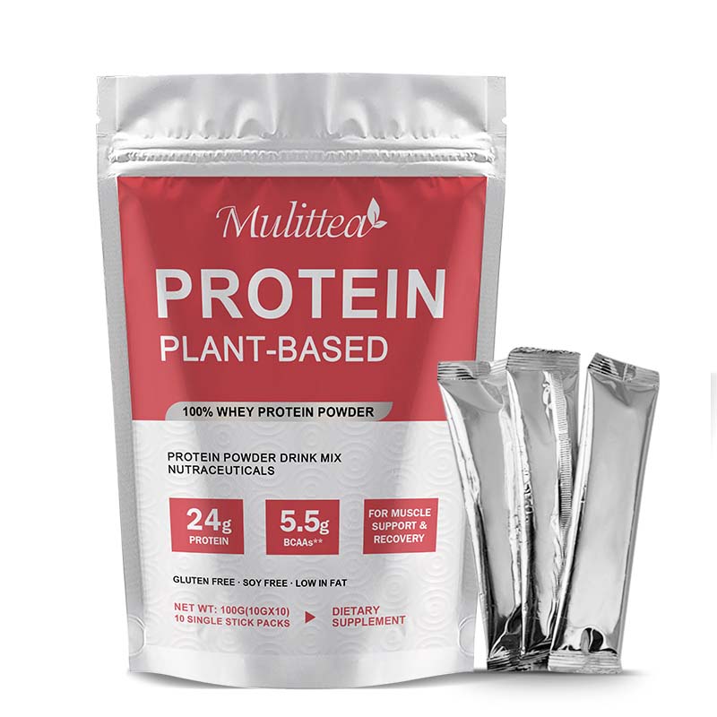 Mulittea Whey Protein Powder Bột Protein nạc dựa trên thực vật để tăng cơ và phục hồi, tăng cân và bổ sung cơ bắp
