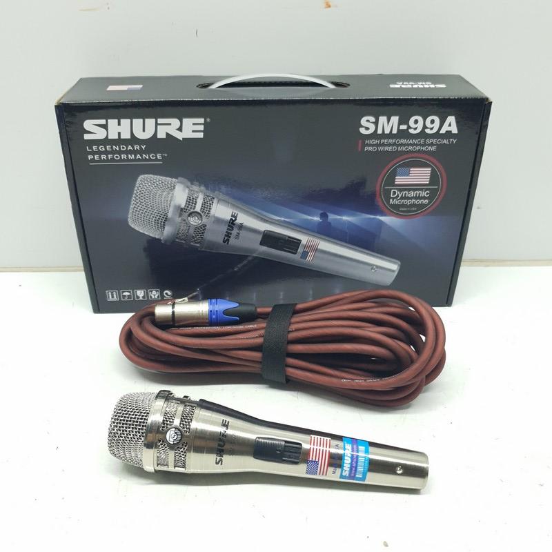 Micro có dây hát karaoke shure sm-99a cao cấp new 2019