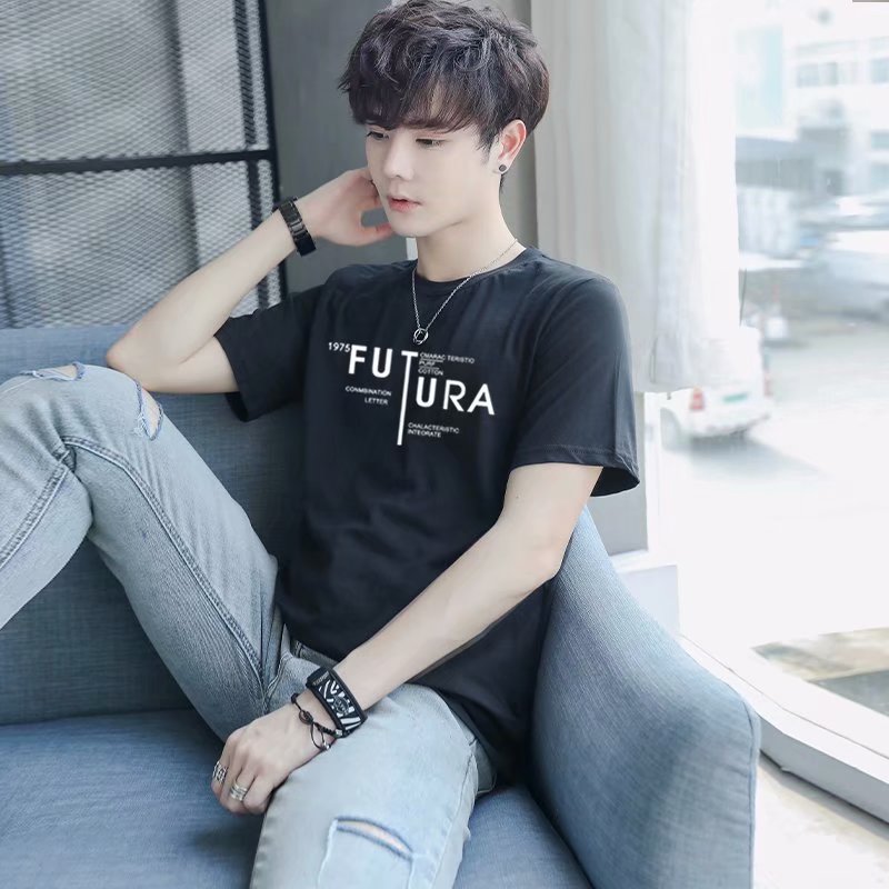 [ Mẫu Mới 2023 ] Áo Thun Nam Họa Tiết Chữ Cá Tính Sành Điệu Zenko MEN TOP 211