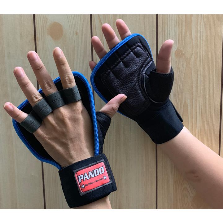 [HCM]Găng tay tập gym hở mu Pando 5008