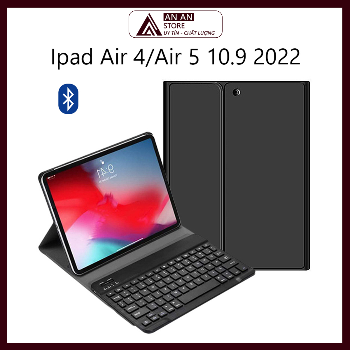 Bao da kèm bàn phím cho ipad air 4 / air 5 10.9 inch 2022 bluetooth