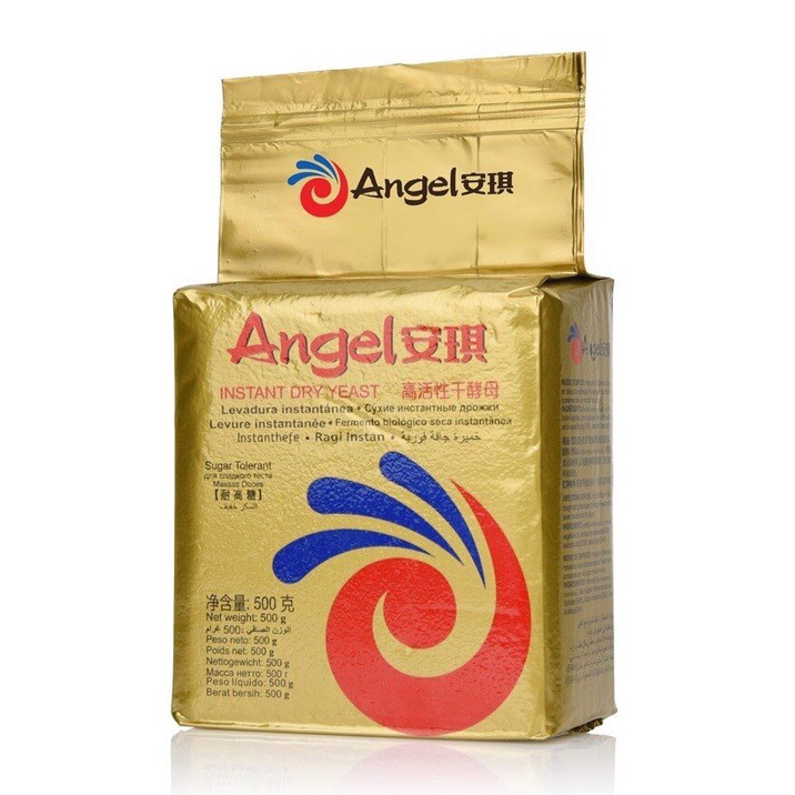 Men nở, men khô ngọt Angel 500g làm bánh mỳ pizza bánh bao