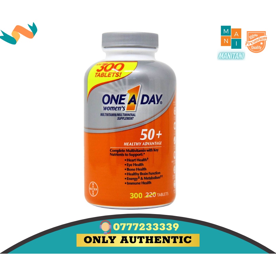 Tpcn one a day cho phụ nữ trên 50 one a day women’s 50+ multivitamin 300 viên